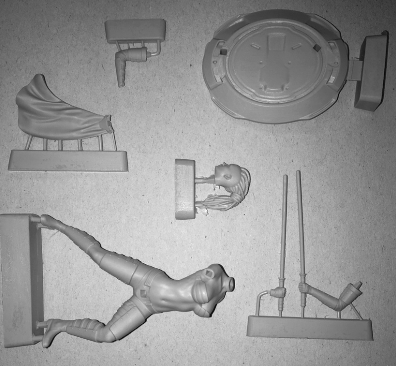 CHM-75042. Sci-Fi: Мастер Мечей. 75 мм. Материал - смола. Chronos Miniatures