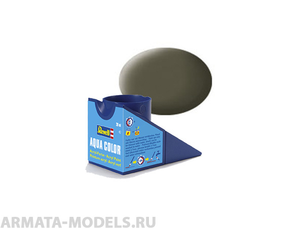 36146 Аква-краска оливковая матовая