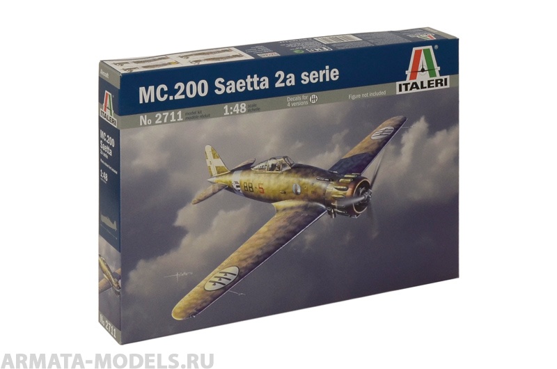 2711ИТ Самолет MC.200 Saetta 2a serie Italeri