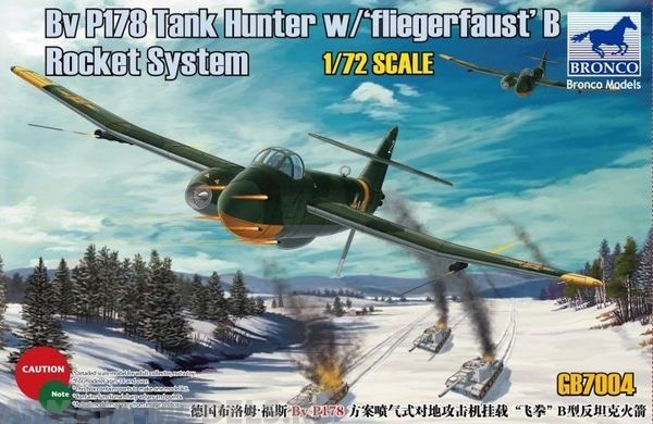 GB7004 BV P178  Tank Hunter w/ ‘Fliegerfaust’ B Rocket System Bronco Models