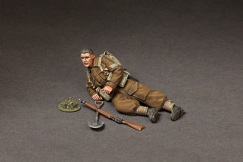 35133SOGA Sergeant British infantry at rest. SOGA Miniatures