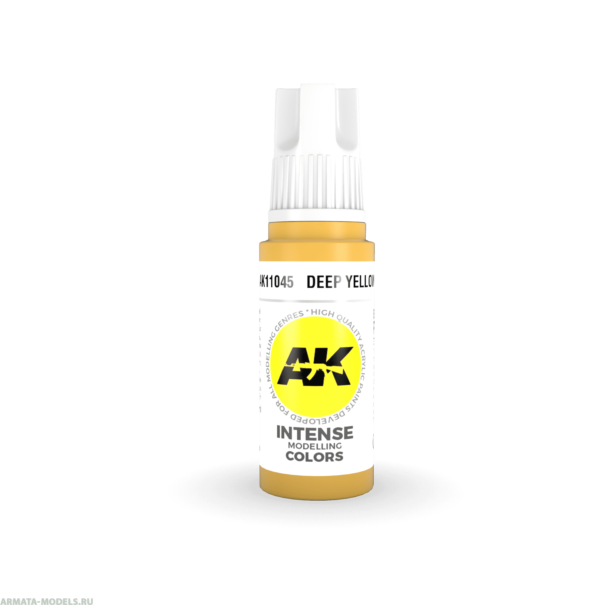 AK11045 Краска акриловая Deep Yellow 17ml