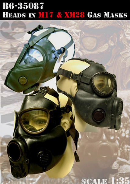 B6-35087 Heads in Gasmasks Bravo6