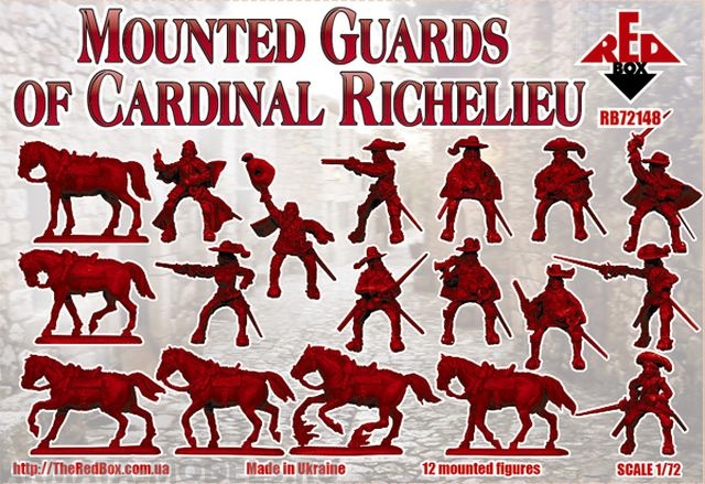RB72148 Фигуры Mounted Guards of Cardinal Richelieu Red Box
