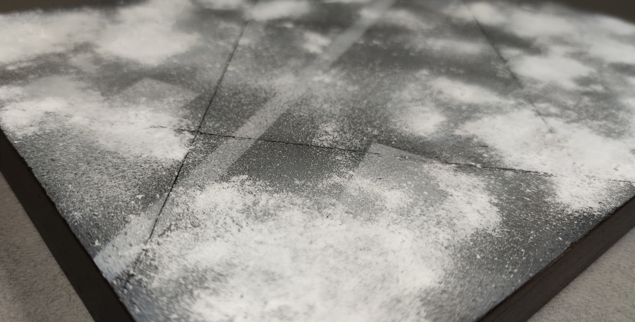 AM48256 Авторская подставка премиум уровня  "Зимний аэродром"