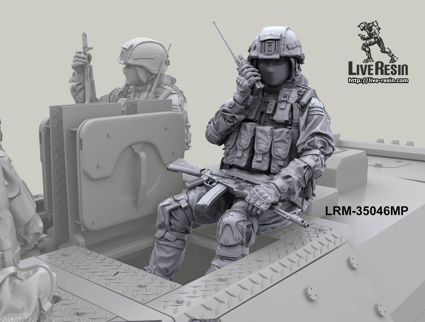 LRM35046MP Боец военной полиции РФ -8 Live Resin
