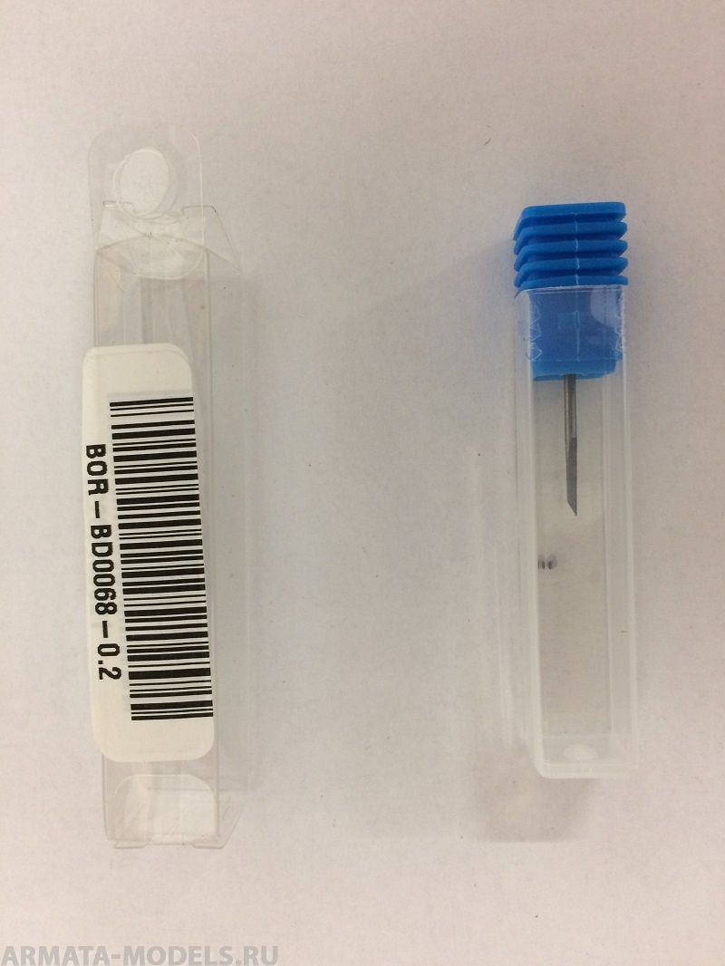 BD0068-0.2 Скребок в пластиковом футляре 0.2мм