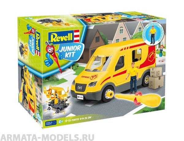 00814 Набор для детей: Фургон службы доставки с фигуркой Revell