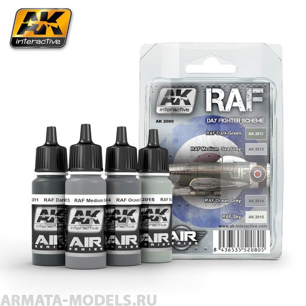 AK-2080 Набор RAF DAY FIGTHER SCHEME