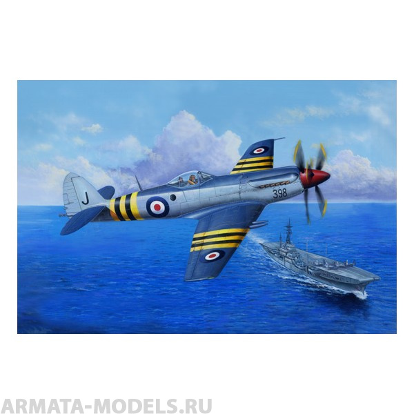 02851P Самолет Supermarine Seafang F.MK. Trumpeter