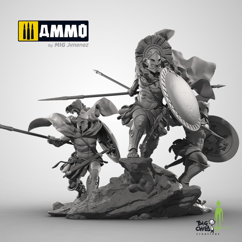 BCEH75013 Набор миниатюр Spartan Pack (BCEH75010 + BCEH75011 + BCEH75012) BIG CHILD