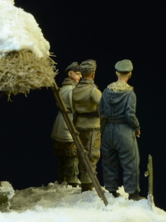 72003DM Waffen SS Officers Winter 1943-45 D-Day Miniature Studio