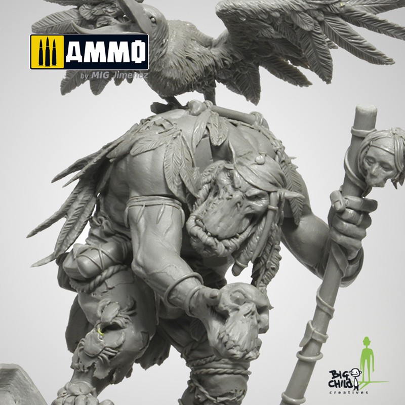 BCBS700010 Миниатюра Papa Jambo the Mighty Shaman BIG CHILD