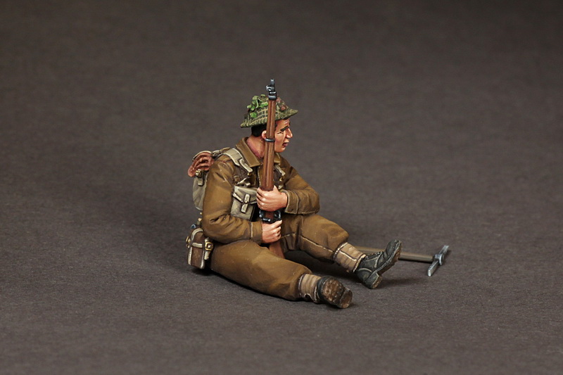 35138SOGA British infantryman at rest. SOGA Miniatures