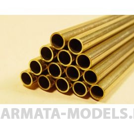 KS9820 Латунная трубка 2х0,45 мм, 4 шт