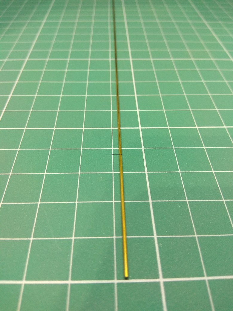 AMT029 Латунная трубка малого диаметра 1,0мм, длина 195мм