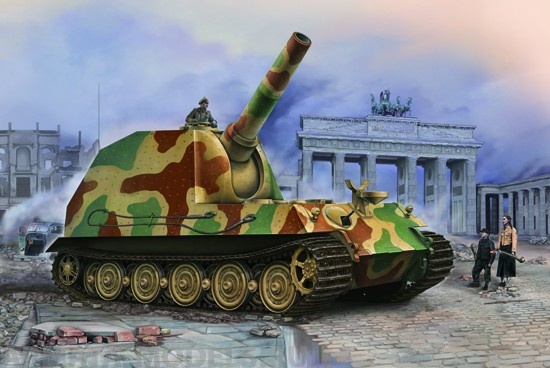 09535P Немецкая САУ Грилле с 305мм мортирой Trumpeter