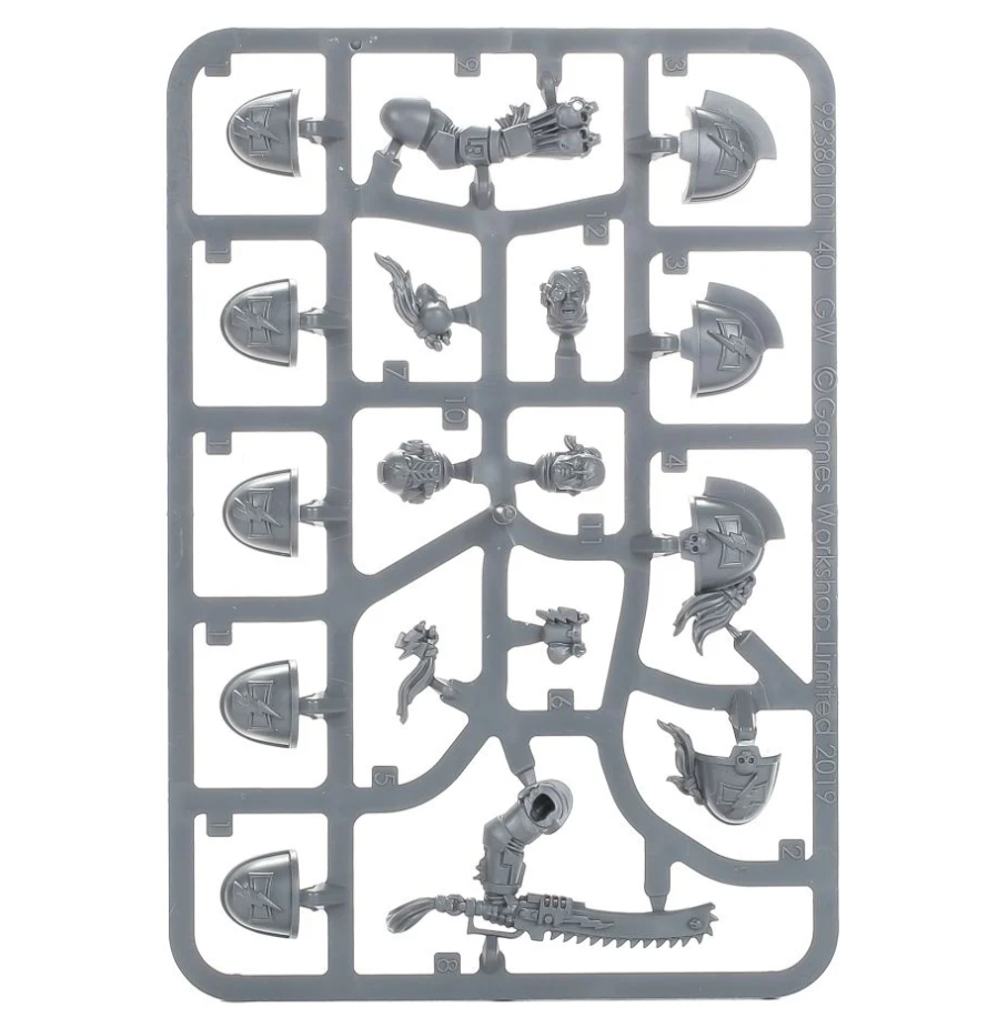55-23GW Набор Улучшений и декалей для Примарисов Белых Шрамов (White Scars Primaris Upgrades & Transfers)