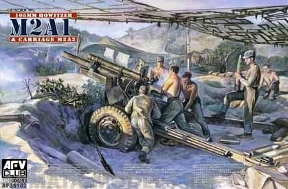 AF35182 Пушка M2A1 105mm (AFV CLUB) 1/35 AFV CLUB