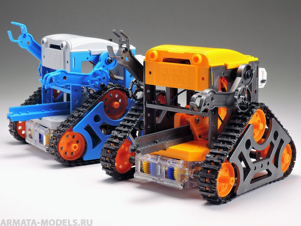 69922T Механически программируемый робот. С двумя электромоторами. Tamiya