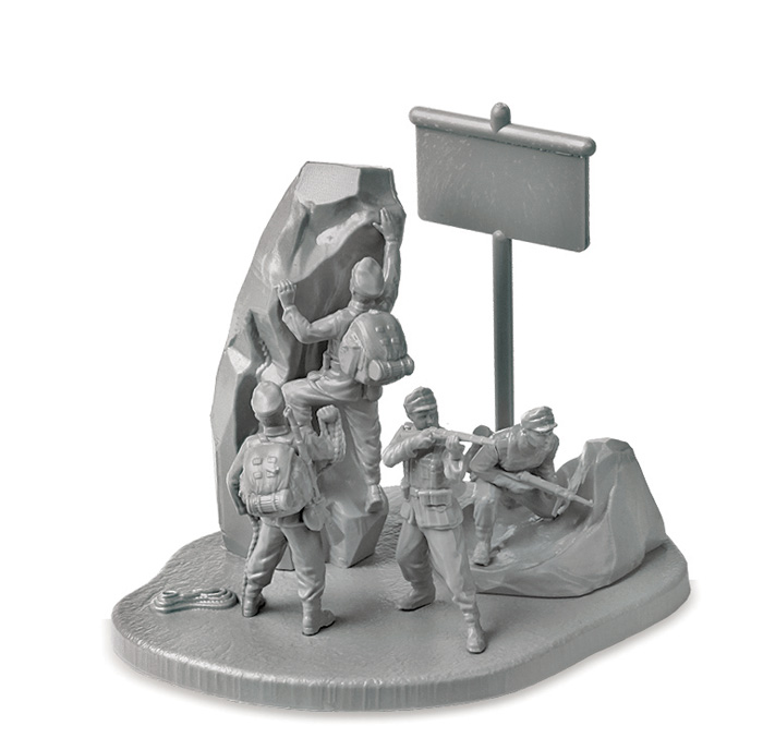 Набор фигурок 6154 Немецкие горные стрелки Звезда