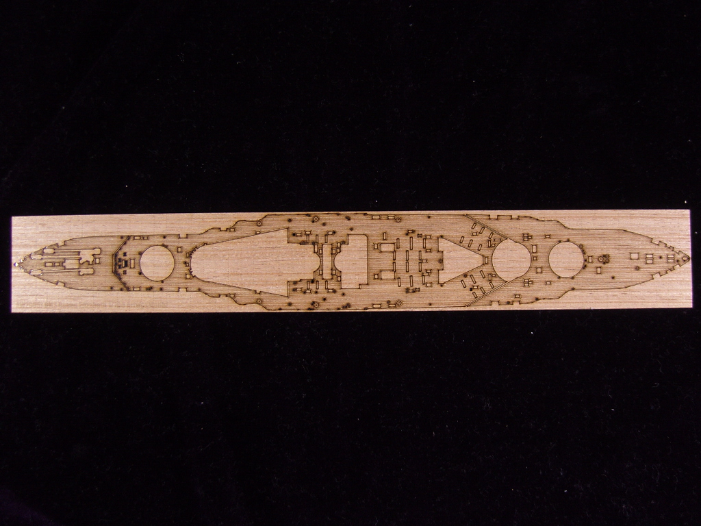 AW20087 Деревянная палуба для HMS Warspite 1915