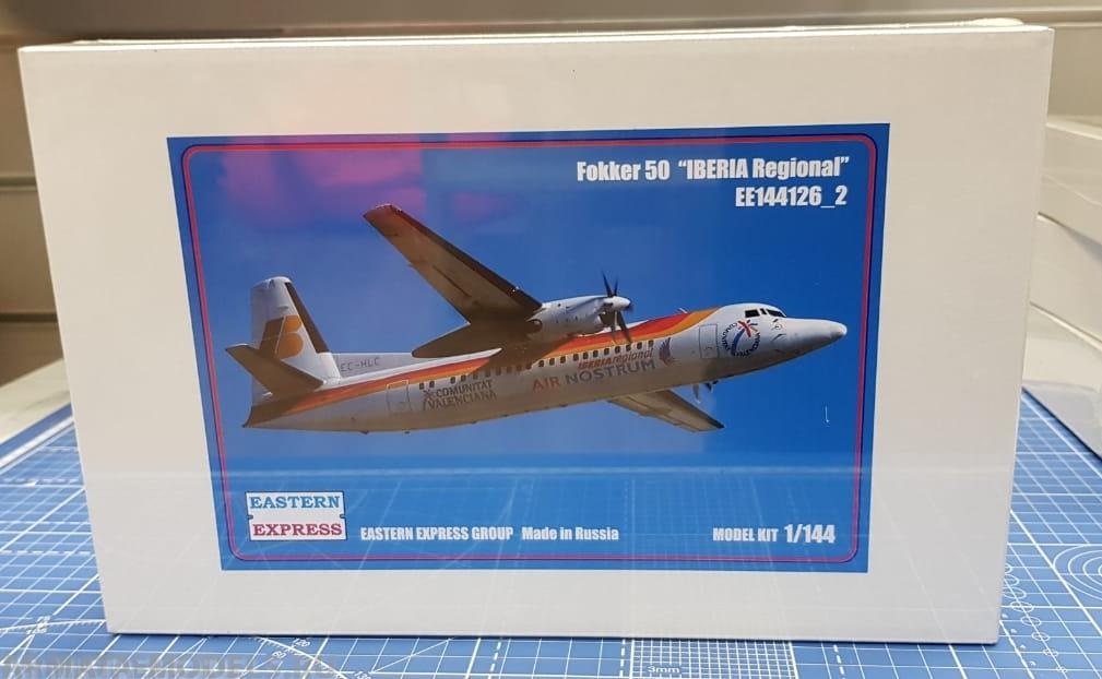 ЕЕ144126_2 Пас. самолет Fokker F-50 IBERIA Regional Восточный экспресс