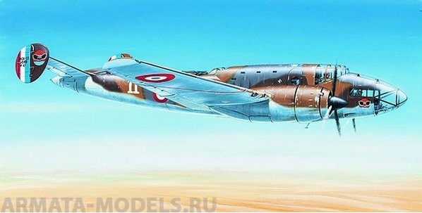 0843SM Самолёт  LeO 451 (1:72) Smer