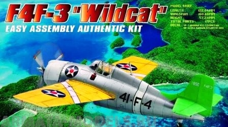 80219 Самолет F4F-3 Wildcat Hobby Boss