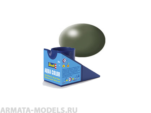 36361 Аква-краска зеленая, шёлк