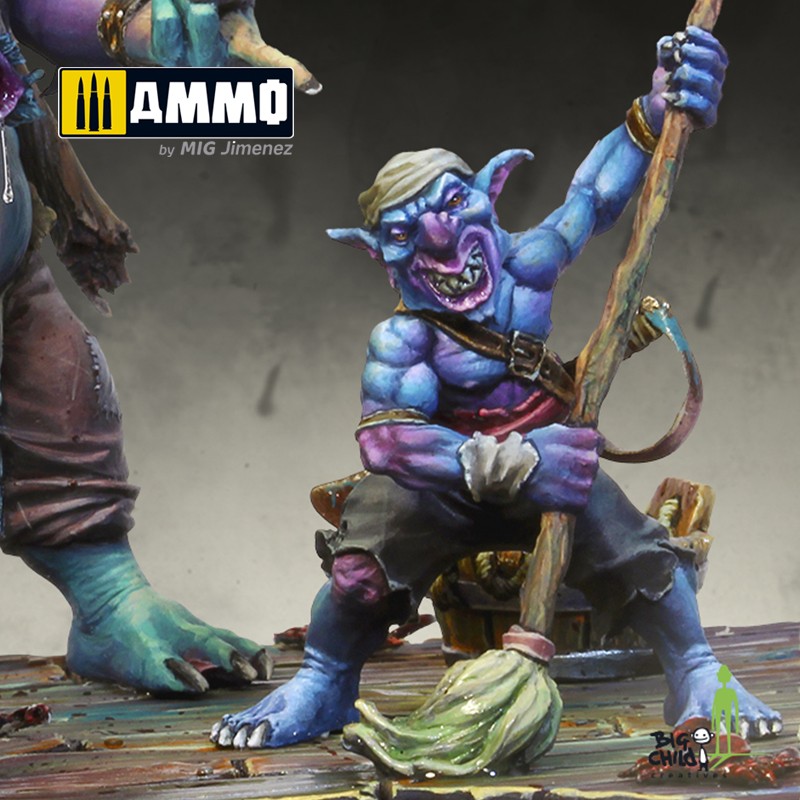 BCBS700005 Набор миниатюр Gugh Jin the Troll Cleaner BIG CHILD