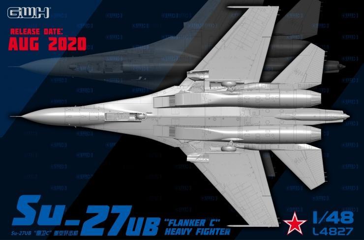 L4827 Российский самолет Су-27УБ Great Wall