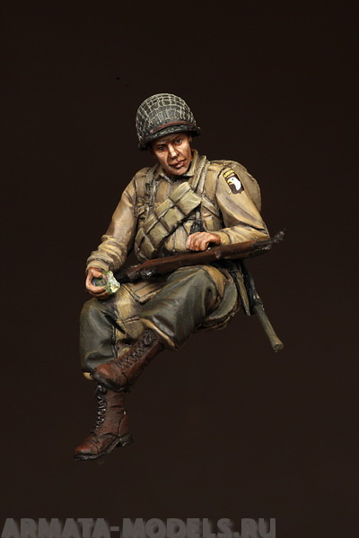 3579SOGA U.S. Army Airborne on Sherman. SOGA Miniatures