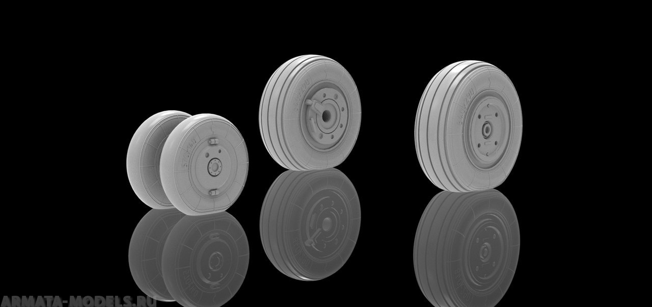 AM7211 Колеса под нагрузкой Миг-29 (9-13)