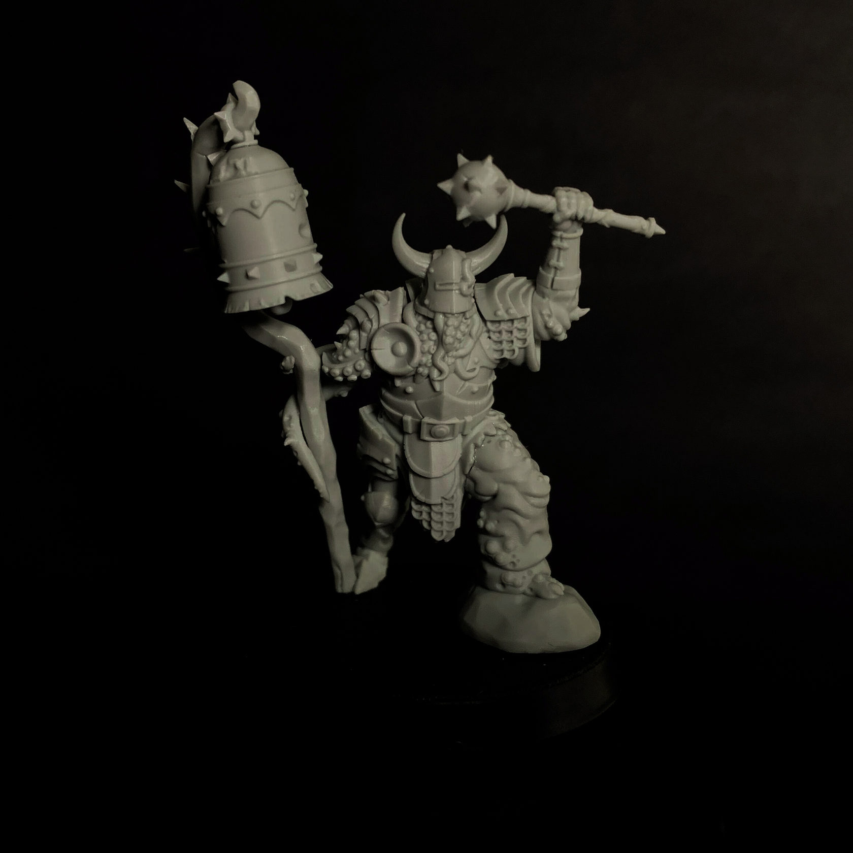 BCK-WG-015 Звонарь Скверны | Игровая Миниатюра 32 мм Blood Carrot Knights