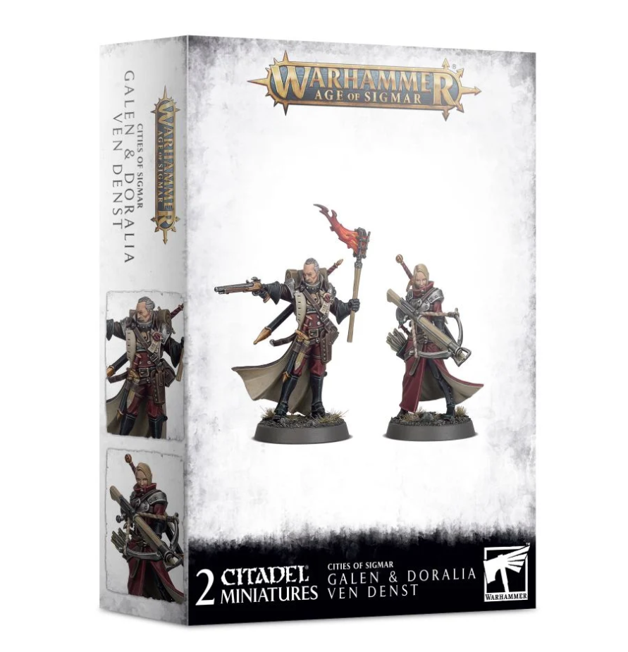 86-45GW Набор Города Сигмара. Гален и Доралия Вен Денст (Cities of Sigmar: Galen and Doralia ven Denst)
