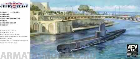 SE73512  Подводная лодка Guppy ib Cllass AFV CLUB