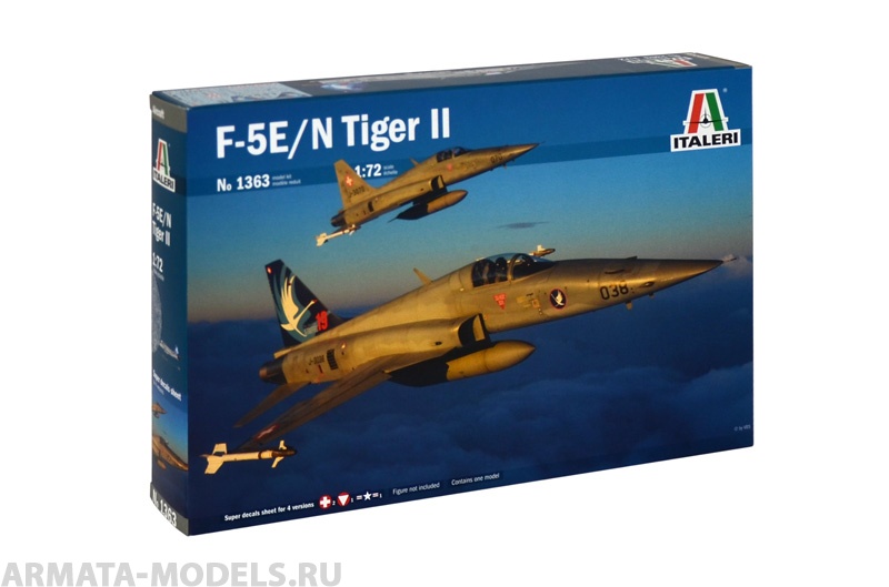 1363ИТ Самолет F-5 E/N TIGER II Suisse Special colors Italeri