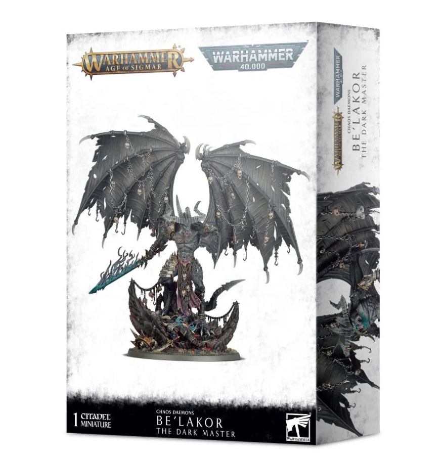 97-19GW Набор Демоны Хаоса. Темный Лорд Бе'Лакор (Chaos Daemons Be'lakor The Dark Master)