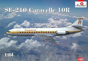 AM1479 Французский самолет Caravelle VI-N (2) Amodel