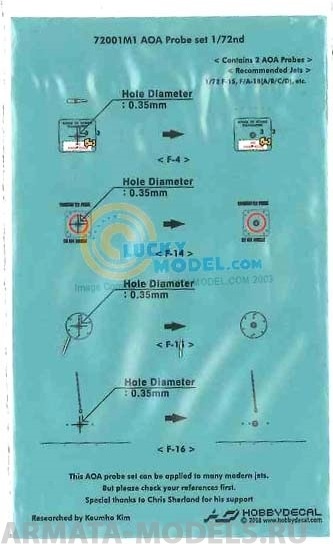 72001M1HD AOA probe sets 2 pieces