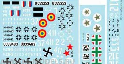 35118BIS Декаль East European Pz II, Pz III and Pz IV