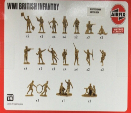 A00727V Фигуры WWI British Infantry Airfix