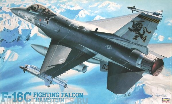 08027 Самолет F-16 FF Ramstein S27 Hasegawa
