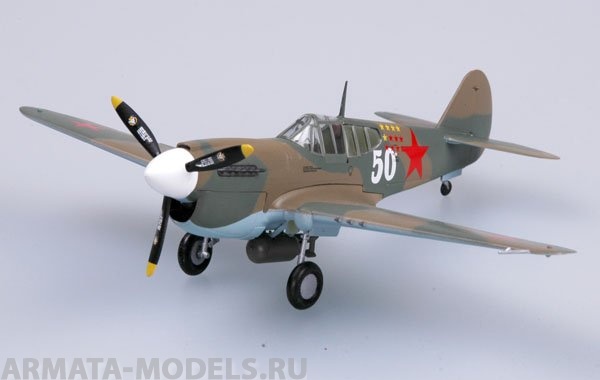 37275EM Самолет P -40E Киттихаук 154-й ИАП, 1942 г. Easy Model