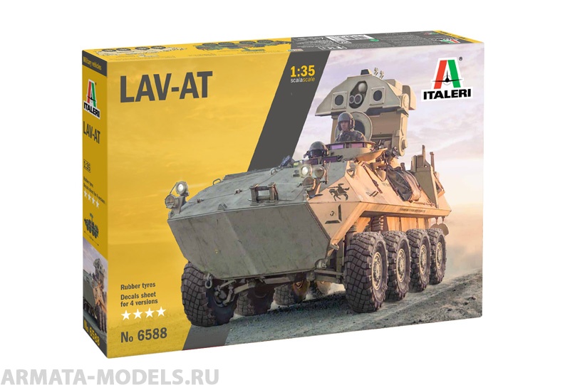 6588ИТЛёгкая бронированная машина LAV-25 TUA Italeri