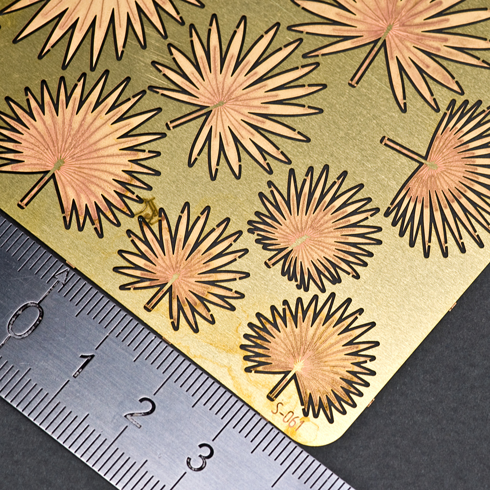 S-060 Листья пальмы веерной (Ливистона), размер ХS