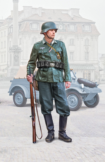 7407ИТ Солдаты GERMAN INFANTRYMAN Italeri