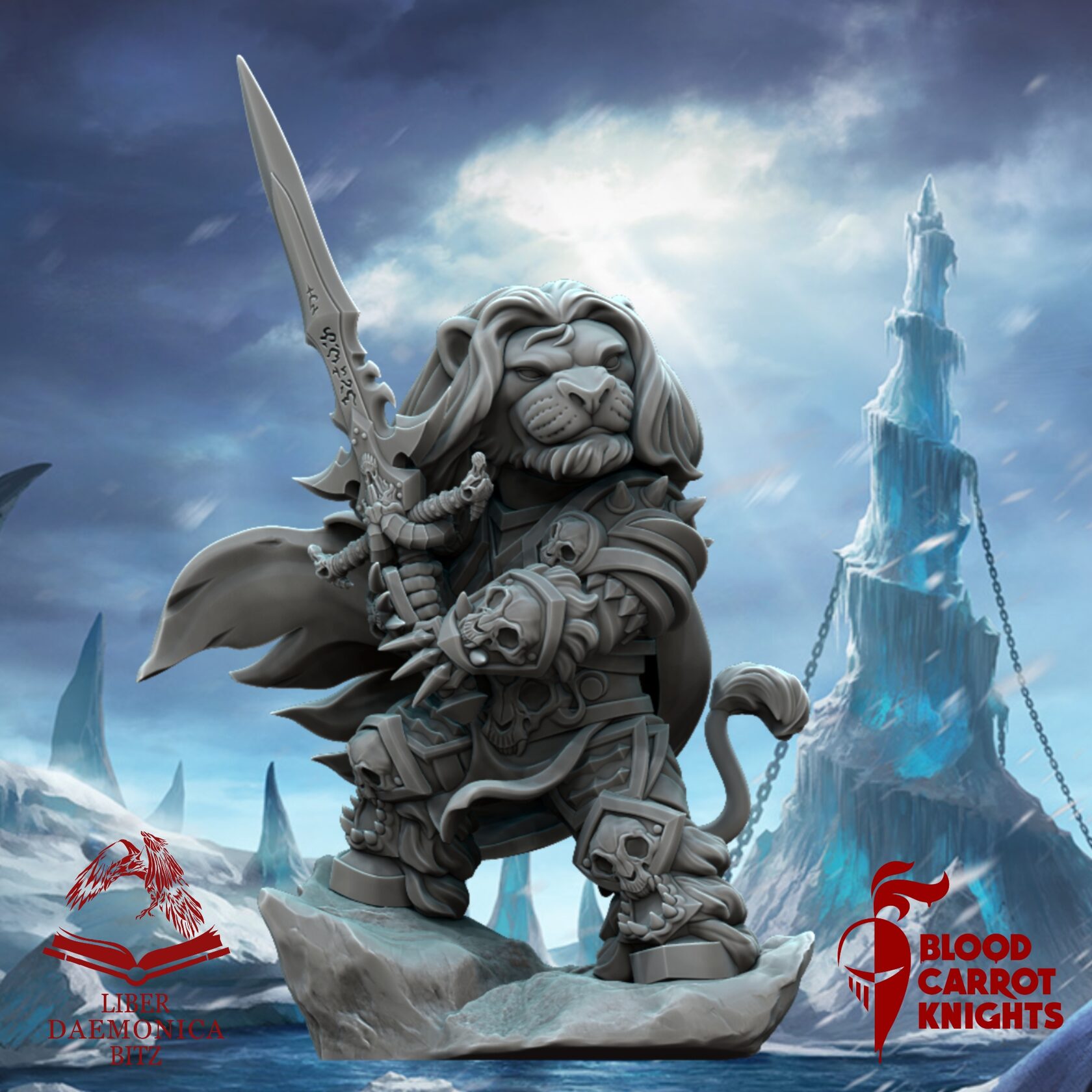 BCK-FC-015 Артас | Коллекционная миниатюра 70 мм Blood Carrot Knights