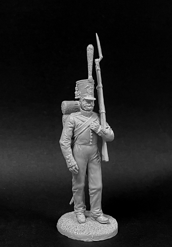 CHM-54250. Рядовой гренадерских полков и рот (2 варианта головы, 2 варианта рук), Россия 1834-43 гг. 54 мм. Материал - смола. Chronos Miniatures